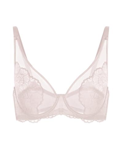 HSIA Minimizer Bra for Heavy Breasts, Full Coverage Lace Design
