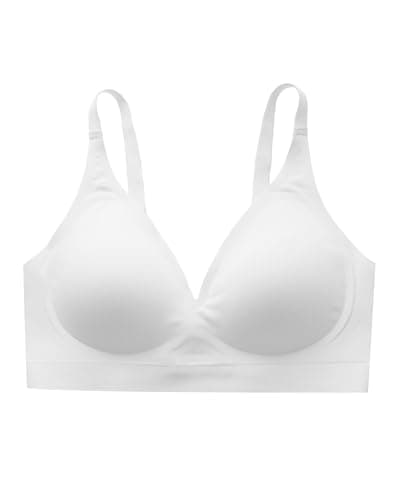 HORISUN Full Coverage V Neck Push Up Wireless Bra for Women