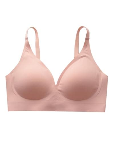 HORISUN Full Coverage V Neck Push Up Wireless Bra for Women