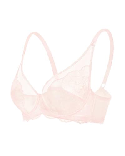 HSIA Bras Full Coverage Lace Minimizer Bra for Women with Underwire