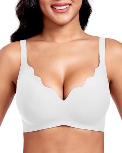 Wireless Push-Up Bras for Women: Vinfact Seamless Full Coverage Bra