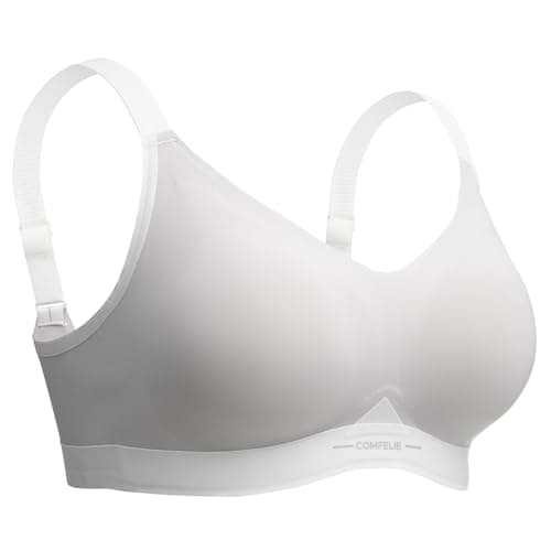 COMFELIE Seamless Wireless Bra for Busty Women Deep V T-Shirt Bralette