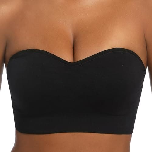 PRETTYWELL Wireless Padded Strapless Bra for Women