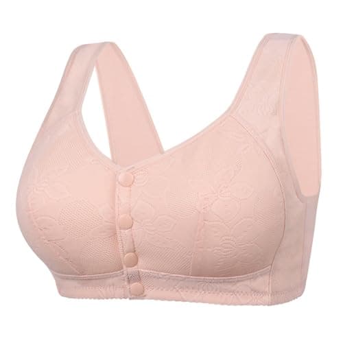 Breathable, Comfortable Daisy Bras for Older Women with Front Closure