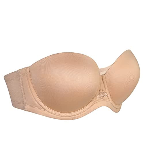 Smooth T-Shirt Strapless Bra (38D, Pecan)