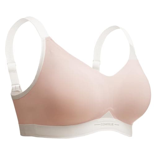 COMFELIE Seamless Wireless Bra for Busty Women Deep V T-Shirt Bralette