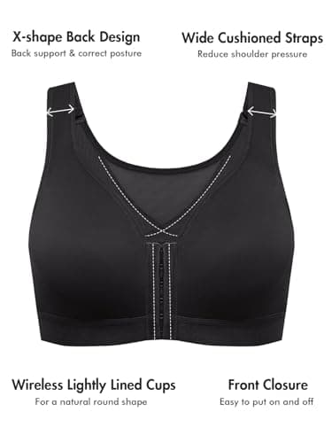 Delimira Women's Natrelax Plus Size Posture Bra