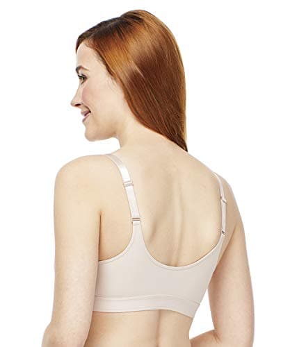 Carole Martin Women's Front Closure Crossover Bra, Enhanced Comfort, Adjustable Hook and Eye