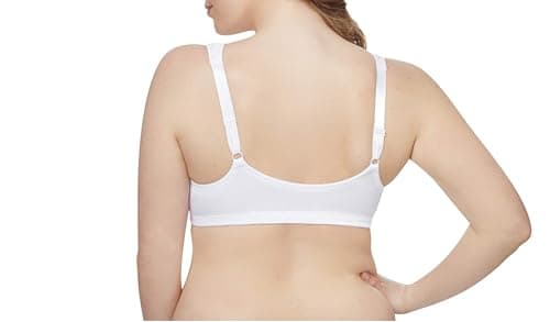 JUST MY SIZE Women's Easy-On Front-Close Wirefree Bra MJ1107