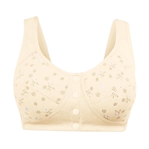 Comfortable Breathable Daisy Bra for Older Women Plus Size No Underwire
