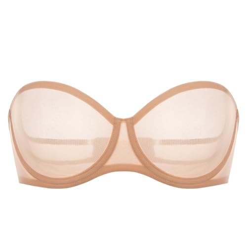 INLYRIC Plus Size Demi Mesh Underwire Bra