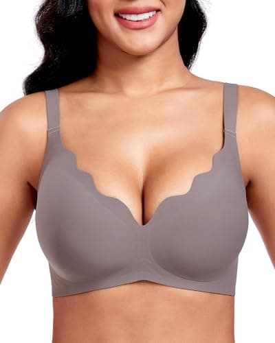 Wireless Push-Up Bras for Women: Vinfact Seamless Full Coverage Bra