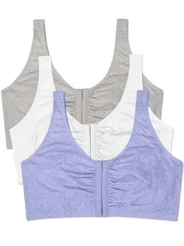 Fruit of the Loom Women's Cotton Front Closure Bra