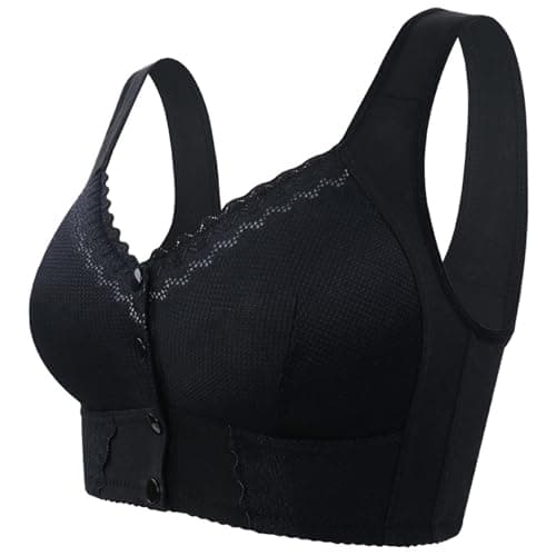 FHTECO Thin Cup Wireless Bras for Older Women