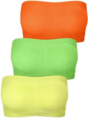 Boao Women's Padded Strapless Bralette Tube Top