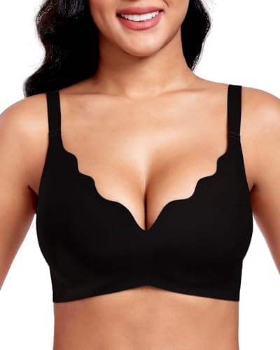 Wireless Push-Up Bras for Women: Vinfact Seamless Full Coverage Bra