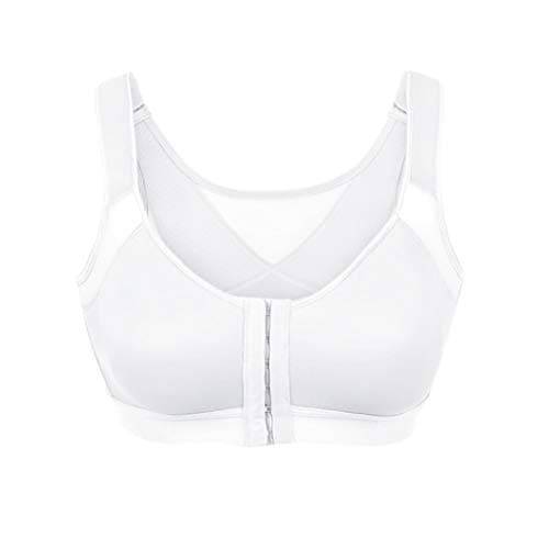 Plus Size Women's Front Closure Wireless Posture Support Bra Hides Fat