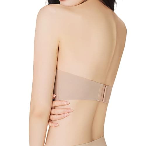BDLLMDES Women's Strapless Bra Padded Bralette for Strapless Dresses