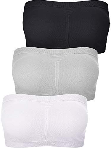 Boao Women's Padded Strapless Bralette Tube Top