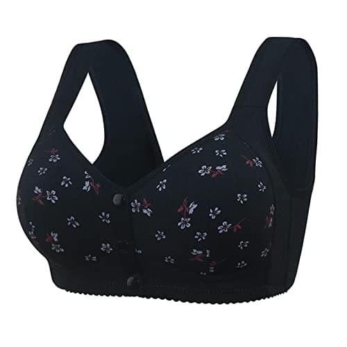 Comfortable Breathable Daisy Bra for Older Women Plus Size No Underwire