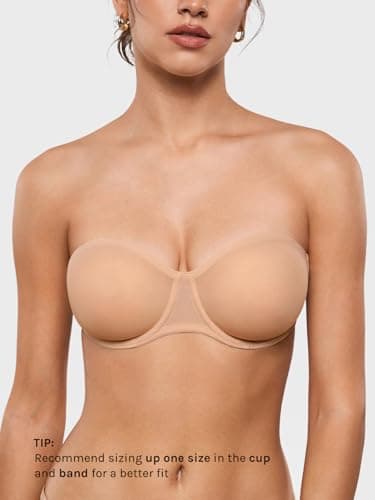 INLYRIC Plus Size Demi Mesh Underwire Bra