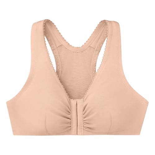 Glamorize Women's Plus Size Cotton T-Back Wirefree Bra #1908