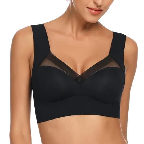 WOWENY Women's Seamless Wirefree Padded Push-Up Bra