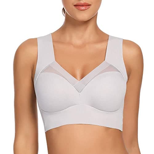 WOWENY Women's Seamless Wirefree Padded Push-Up Bra