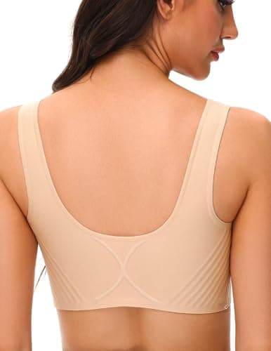 Greener Seamless Bras for Women - No Underwire Back Support Bra