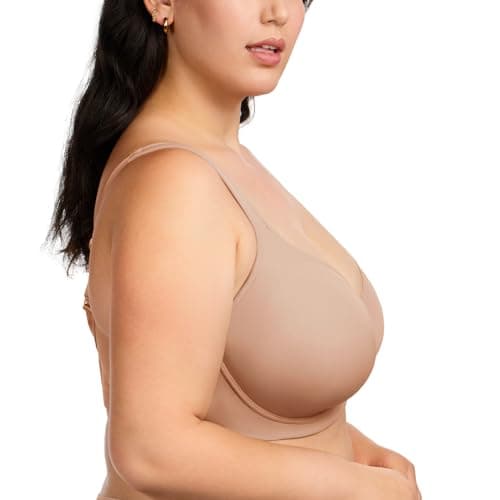 HSIA Minimizer Bra for Big Bust Women Taupe Beige