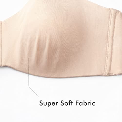 Delimira Women's Strapless Silicone-Free Minimizer Plus Size Bra