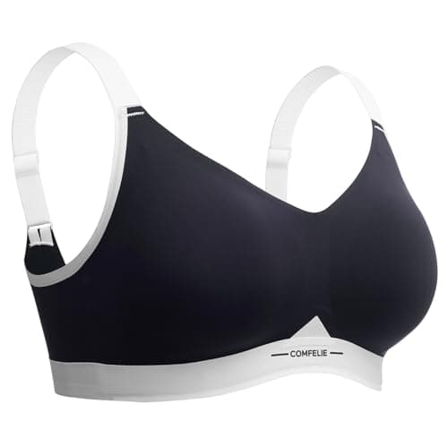COMFELIE Seamless Wireless Bra for Busty Women Deep V T-Shirt Bralette