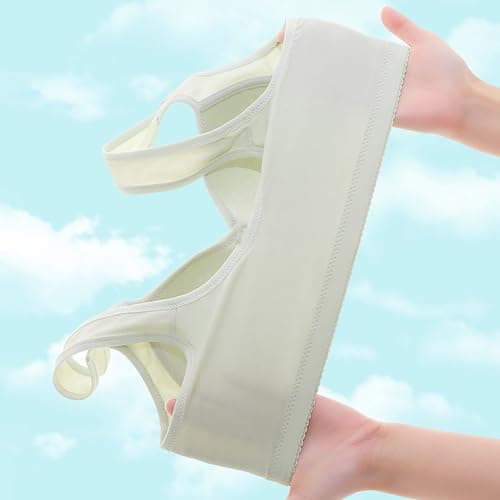 Uorcsa Comfortable Daisy Bra for Seniors, Light and Breathable Sleep Bra
