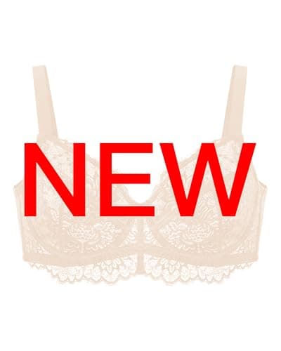 HSIA Minimizer Bra for Plus Size Women - Full Coverage Lace with Underwire