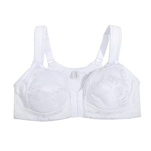 TELIMUSSTO Women's Front Closure Full Coverage Back Support Bra