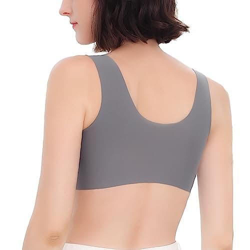 FallSweet Women's Close Front Push-Up Wire-Free Seamless Bra for Comfort