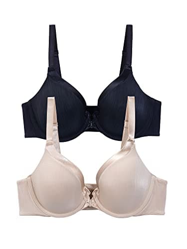 Vanity Fair Women's 3-Way Convertible Straps Illumination Front Closure Bra, Up to DD Cup