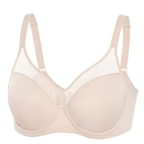 Delimira Women's Full Coverage Underwire Padded Support Bra
