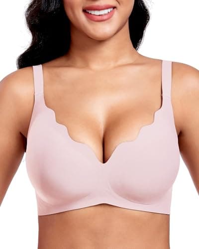 Wireless Push-Up Bras for Women: Vinfact Seamless Full Coverage Bra