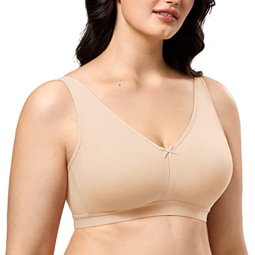 AISILIN Women's Wireless Plus Size Sleep Bra