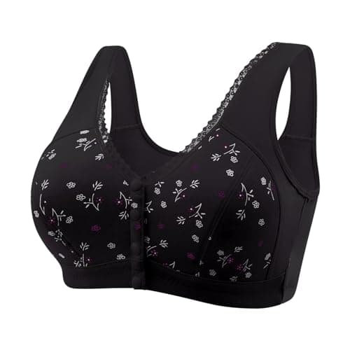 Full Coverage Breathable Daisy Bras for Older Women