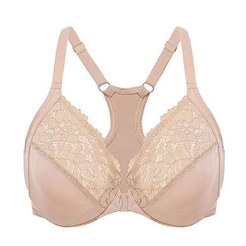 Delimira Women's Plus Size Full Coverage Underwire Support Bra