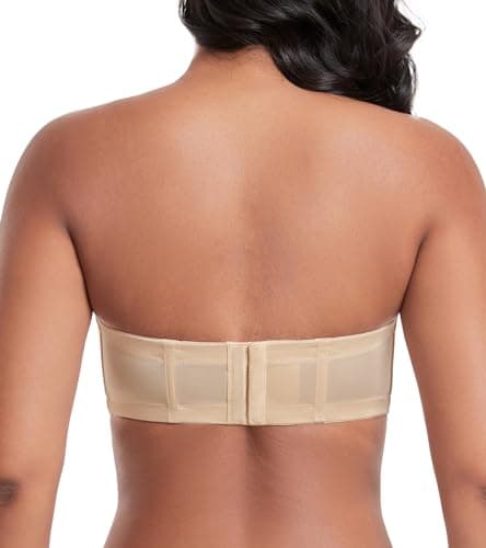 DotVol Women's Plus Size Contour Underwire Bra With Beautiful Back