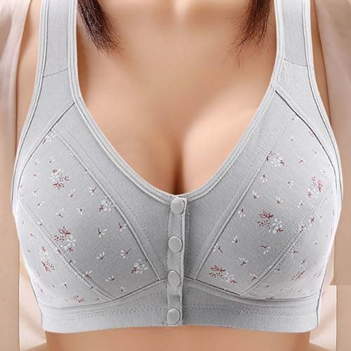 GOHRSHA Ellymuse Daisy Bras for Older Women Wireless Push Up Comfortable Sleep Bras
