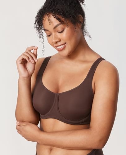 DELIMIRA Women's Confishape Plus Size Supportive Underwire Bras