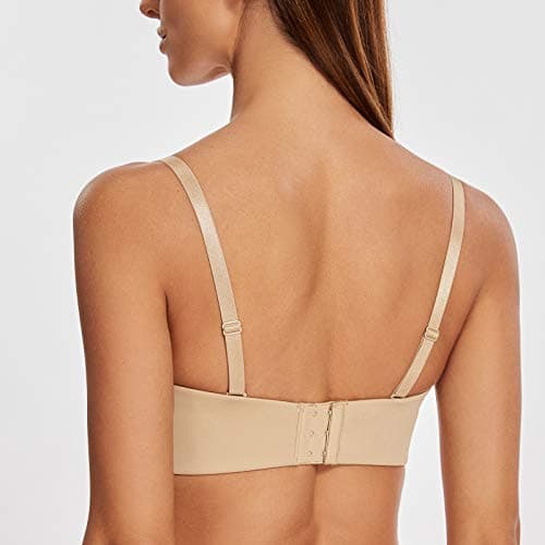 MELENECA Large Bust Minimizer Strapless Bra with Underwire