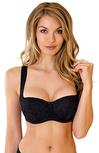 Rosme Plus Size Demi Cup Push Up Lace Bra