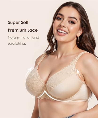 EvesLace Ultra Soft Underwire Bras for Women