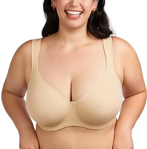 HSIA Women's Push Up Underwire Bra - Full Coverage & Padded for Heavy Breasts