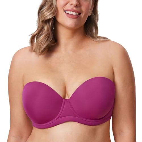 Delimira Plus Size Multiway Strapless Underwire Bra